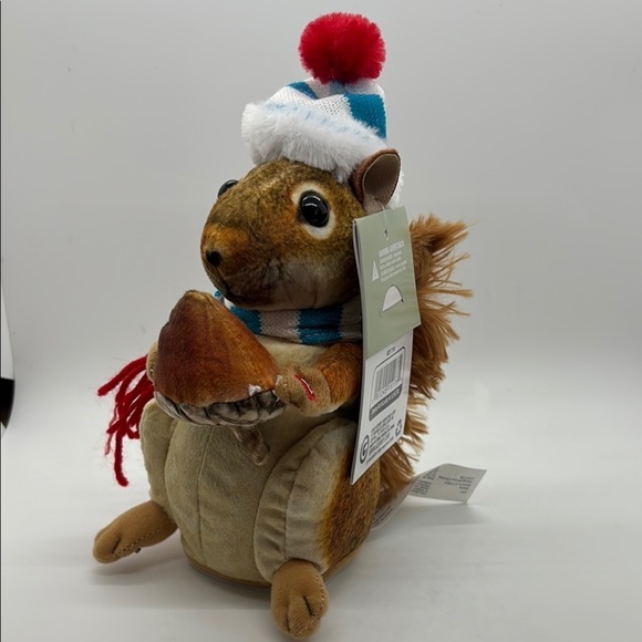 Gemmy Joyful Holiday Animated Plush Wintertime Christmas Squirrel Toy NWT - Picture 3 of 10